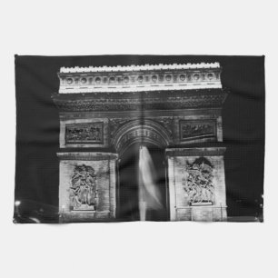 Vintage France Paris Triumphal arch 1970 Tea Towel