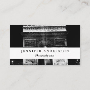 Vintage France Paris Triumphal arch Business Card