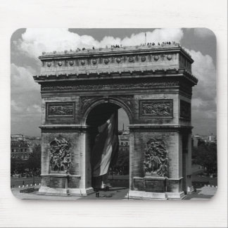 Vintage France Paris Triumphal arch Place Etoile Mouse Mat