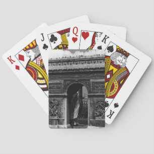 Vintage France Paris Triumphal arch Place Etoile Playing Cards