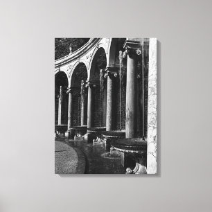 Vintage France Versailles palace Colonnade Grove Canvas Print