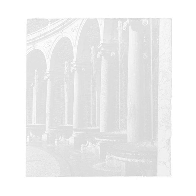 Vintage France Versailles palace Colonnade Grove Notepad (Front)