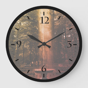 Vintage France Versailles Palace grove of Domes La Large Clock