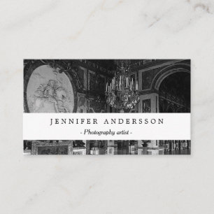 Vintage France Versailles palace hall of war Business Card