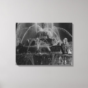 Vintage France Versailles palace Latona Fountain Canvas Print