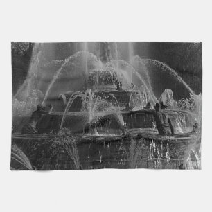 Vintage France Versailles palace Latona Fountain Tea Towel