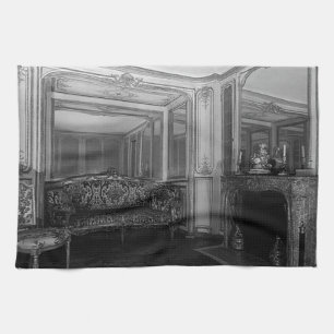 Vintage France Versailles palace Mme Barry's room Tea Towel