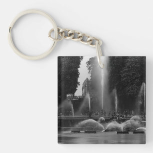 Vintage France Versailles palace neptune fountains Key Ring
