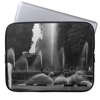 Vintage France Versailles palace neptune fountains Laptop Sleeve