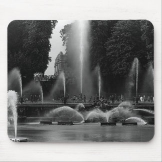 Vintage France Versailles palace neptune fountains Mouse Mat