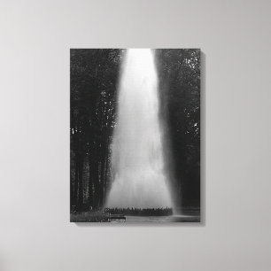 Vintage France Versailles palace obelisk fontain Canvas Print