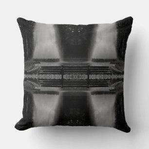 Vintage France Versailles palace obelisk fontain P Cushion