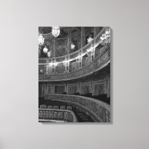 Vintage France Versailles palace opera house Canvas Print