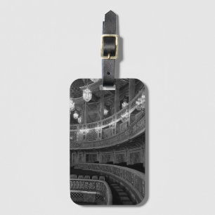 Vintage France Versailles palace opera house Mouse Luggage Tag