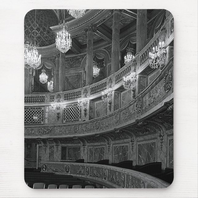 Vintage France Versailles palace opera house Mouse Mat (Front)