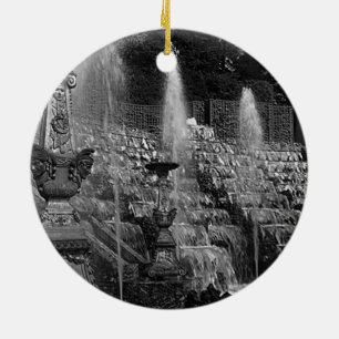 Vintage France Versailles palace Salle de Bal 1970 Ceramic Tree Decoration