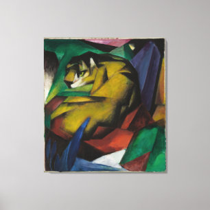Vintage Franz Marc The Tiger Canvas Print