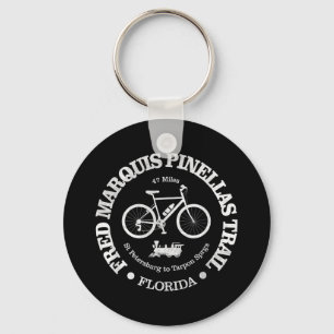 Vintage Fred Marquis Pinellas Trail Cycling Florid Key Ring