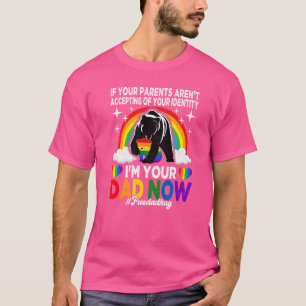 Vintage Free Dad Hugs Rainbow Gay Lesbian Lgbt Pri T-Shirt