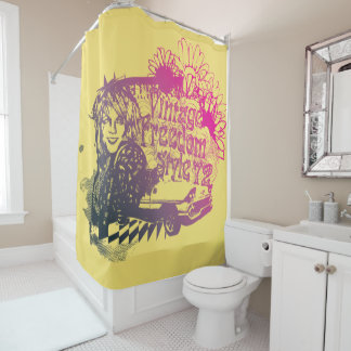 Vintage Freedom Style 1972 Shower Curtain