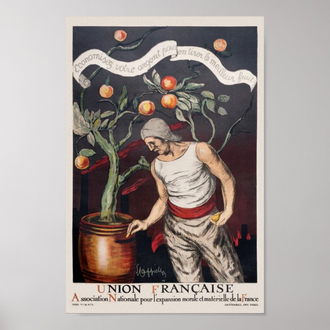 Vintage French Advertisement Poster (Front)