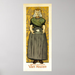 Vintage French Advertising Prenez De Cacao Van Hou Poster