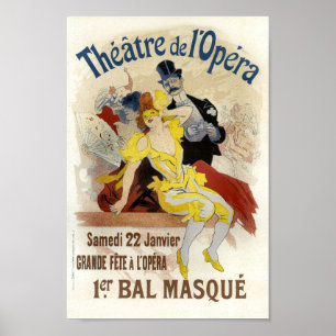 Vintage French Advertising Theatre de L'Opera Poster