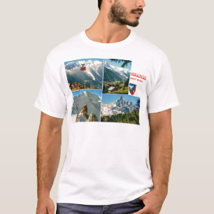 Vintage French Alps, Chamonix Mt Blanc T-Shirt