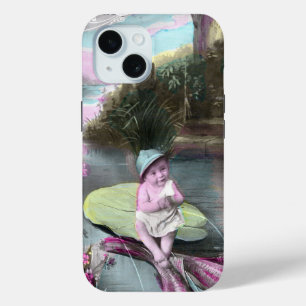 Vintage French April Fool Postcard iPhone 15 Case