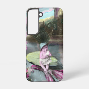 Vintage French April Fool Postcard Samsung Galaxy Case