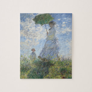 Vintage French Art Claude Monet Mother and Son Jigsaw Puzzle