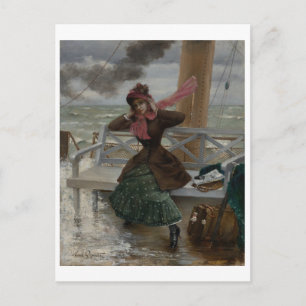 Vintage French Art Holiday Postcard