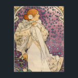Vintage French Art Nouveau Lady of the Camelias Postcard<br><div class="desc">A vintage French poster by artist Alphonse Mucha advertising actress Sarah Bernhardt at the Theatre de la Renaissance in Paris.</div>