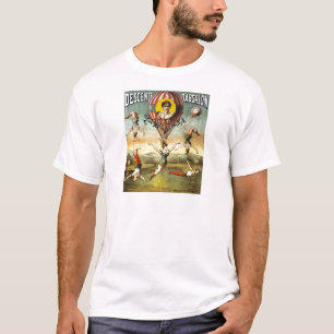 Vintage French Balloon and Trapeze Performance T-Shirt