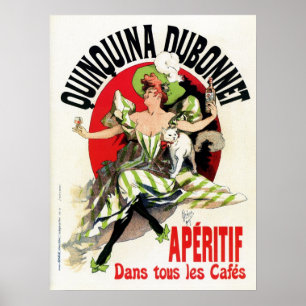 Vintage French belle epoque apéritif ad Poster