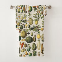 Vintage French Botanical Fruit Poster Art