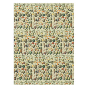 Vintage French Botanical Fruit Poster Art Tablecloth