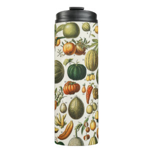 Vintage French Botanical Fruit Poster Art Thermal Tumbler