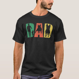 Vintage French Bulldog Dog Mum Dad Cute Dog Lover T-Shirt