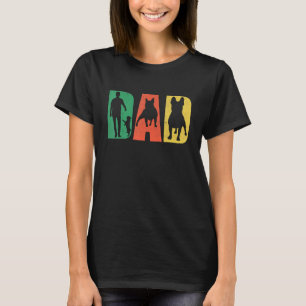 Vintage French Bulldog Dog Mum Dad Cute Dog T-Shirt