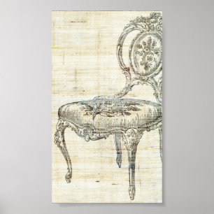 Vintage French Chair 2 Poster