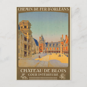 Vintage French Chateau de Blois France Postcard