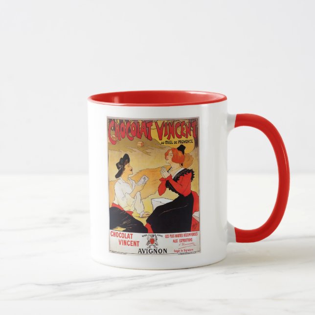 Vintage French chocolate advertising Mug (Right)