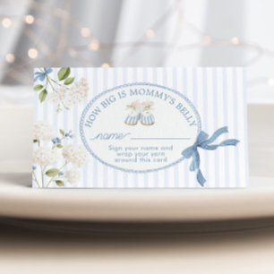 Vintage French Coquette How Big is her belly Enclosure Card