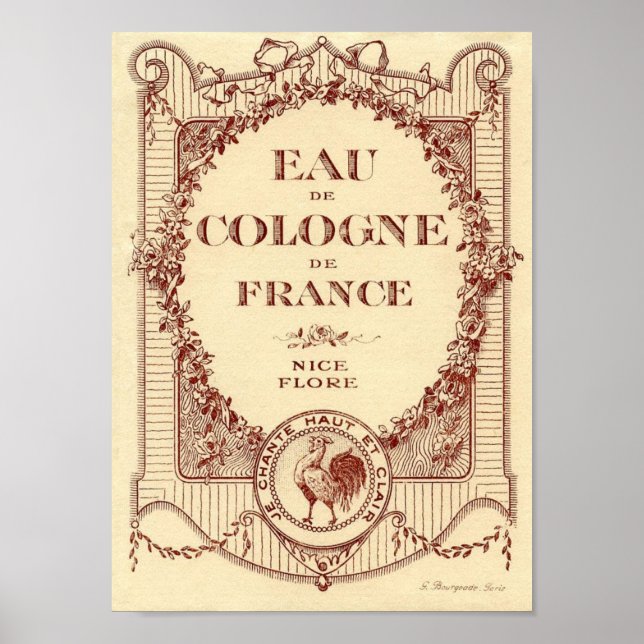 Vintage French Country Ad Label France Poster (Front)