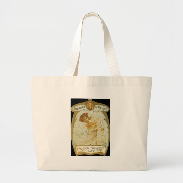 Vintage French Creme Ad - Tote Bag (Front)