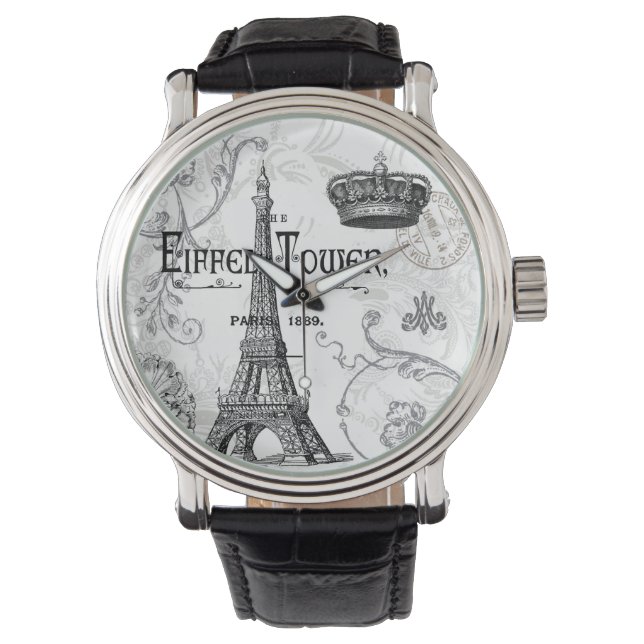 Vintage French Eiffel Tower watch (Front)
