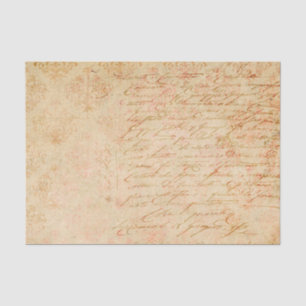 Vintage French Ephemera Tissue Paper