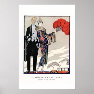 Vintage French Fashion Art Poster