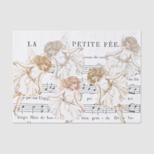 Vintage French fées-de ballet (Ballet Fairies) Tissue Paper